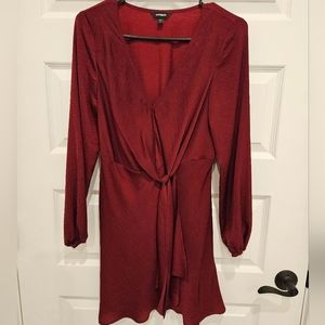 Express Burgandy Mini Dress